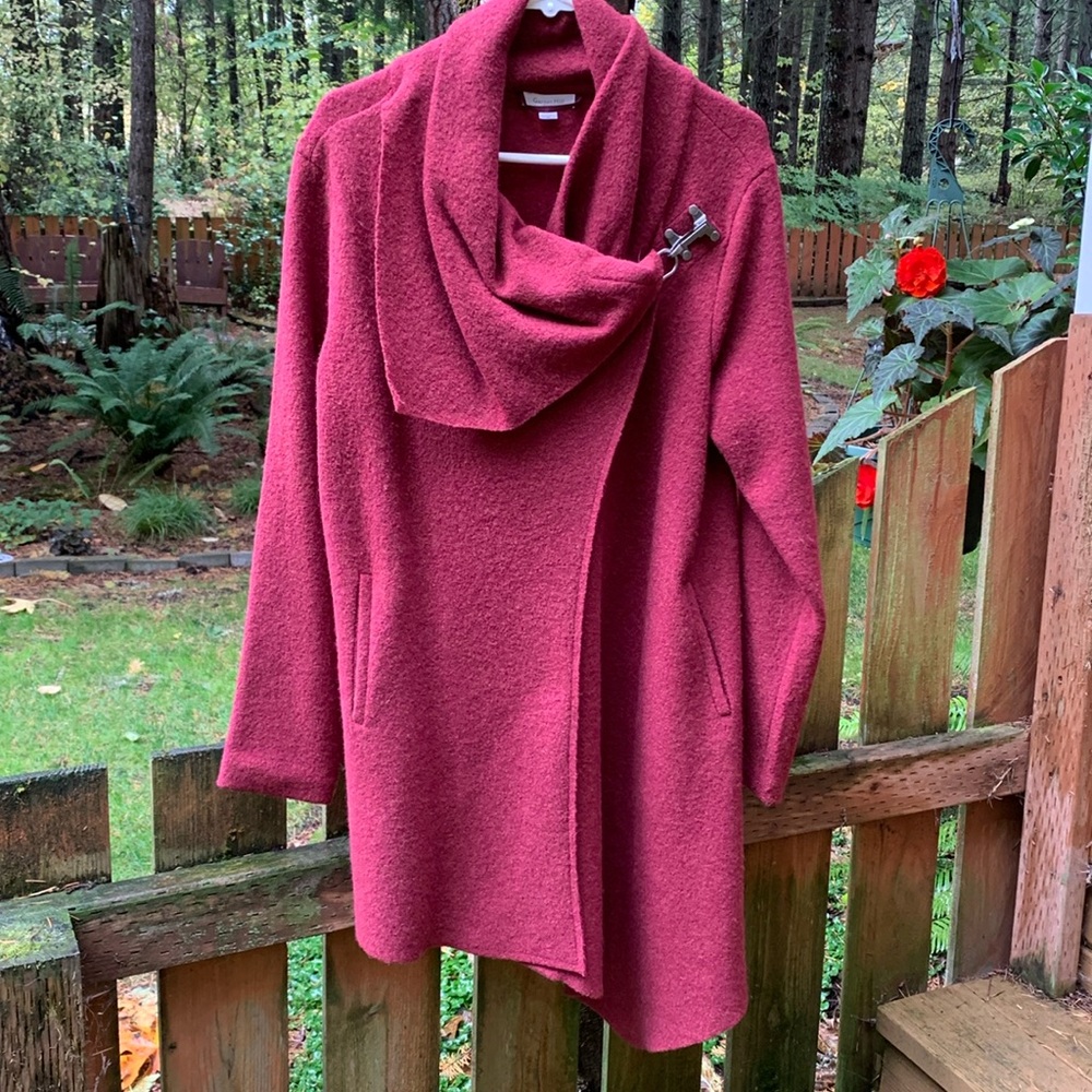 Garnet Hill Women's Red Coat